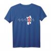 Sardinien Insel Flagge EKG Herzschlag Italien Geschenk T-Shirt – Perfekt als Erinnerung an den Sardinien-Urlaub oder zum Stolz zeigen auf das sardische Erbe