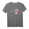 Sardinien Insel Flagge EKG Herzschlag Italien Geschenk T-Shirt – Perfekt als Erinnerung an den Sardinien-Urlaub oder zum Stolz zeigen auf das sardische Erbe