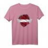 Super Latvian Heritage Stolze Lettland Roots Flagge T-Shirt – Stolz auf lettische Wurzeln, Geschenk für Lettland-Liebhaber und Touristen