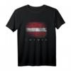 Lettland T-Shirt mit Lettischer Flagge - Klassisch geschnitten, doppelt genähter Saum für Fan- und Nationalstolz