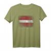 Lettland T-Shirt mit Lettischer Flagge - Klassisch geschnitten, doppelt genähter Saum für Fan- und Nationalstolz