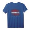 Lettland T-Shirt mit Lettischer Flagge - Klassisch geschnitten, doppelt genähter Saum für Fan- und Nationalstolz