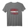Lettland T-Shirt mit Lettischer Flagge - Klassisch geschnitten, doppelt genähter Saum für Fan- und Nationalstolz