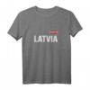 Lettland T-Shirt mit Flagge - Souvenir & Liebesgeschenk für Fans, Jugendliche & Erwachsene, leichtes Tank Top