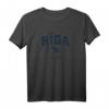 Riga Lettland Vintage Sport Bootsflagge Anker T-Shirt – Nautisches Marine Design für Segler, Kapitäne & Wassersportler, perfektes Geschenk