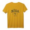 Riga Lettland Vintage Sport Bootsflagge Anker T-Shirt – Nautisches Marine Design für Segler, Kapitäne & Wassersportler, perfektes Geschenk