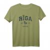 Riga Lettland Vintage Sport Bootsflagge Anker T-Shirt – Nautisches Marine Design für Segler, Kapitäne & Wassersportler, perfektes Geschenk