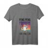 Damen Moin Peng Peng ihr Spacken Moin Moin Möwe Digga T-Shirt mit V-Ausschnitt – Humorvolles Norddeutschland Design für Heimatverbundene