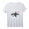 Just A Girl Who Loves Orcas - Lustiges Wal T-Shirt für Frauen, Mädchen & Meeresfans, Perfekt als Geschenk zu Geburtstag & Weihnachten
