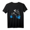 Killerwal Orca Wal Familie springt aus dem Wasser T-Shirt – Perfekt für Meer-, Wasserpark- und Familienurlaube