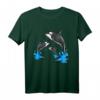 Killerwal Orca Wal Familie springt aus dem Wasser T-Shirt – Perfekt für Meer-, Wasserpark- und Familienurlaube