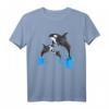 Killerwal Orca Wal Familie springt aus dem Wasser T-Shirt – Perfekt für Meer-, Wasserpark- und Familienurlaube