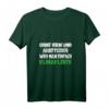 Ohne Hirn und Arbeitgeber wird man einfach Klim - Humorvolles Anti-Klimaschutz T-Shirt für Umweltkritiker