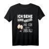 Ich Sehe Dumme Menschen Und Sie Sind Überall T-Shirt - Witziges Sarkastisches Statement-Shirt als Geschenk für Humorliebhaber