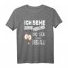 Ich Sehe Dumme Menschen Und Sie Sind Überall T-Shirt - Witziges Sarkastisches Statement-Shirt als Geschenk für Humorliebhaber