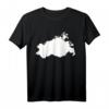 Mecklenburg Vorpommern Umriss T-Shirt – Klassisch geschnittenes Heimatshirt für Liebhaber des Bundeslandes