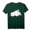 Mecklenburg Vorpommern Umriss T-Shirt – Klassisch geschnittenes Heimatshirt für Liebhaber des Bundeslandes