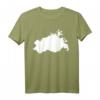 Mecklenburg Vorpommern Umriss T-Shirt – Klassisch geschnittenes Heimatshirt für Liebhaber des Bundeslandes