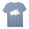 Mecklenburg Vorpommern Umriss T-Shirt – Klassisch geschnittenes Heimatshirt für Liebhaber des Bundeslandes