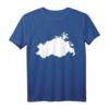 Mecklenburg Vorpommern Umriss T-Shirt – Klassisch geschnittenes Heimatshirt für Liebhaber des Bundeslandes