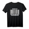 Mecklenburg Vorpommern T-Shirt mit Barcode - Klassisch geschnitten, perfekt für Einwohner und Fans des Bundeslandes