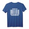 Mecklenburg Vorpommern T-Shirt mit Barcode - Klassisch geschnitten, perfekt für Einwohner und Fans des Bundeslandes