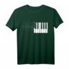 Piano Klavier Heartbeat Line EKG T-Shirt - Perfektes Geschenk für Musiker, Pianisten & Musikliebhaber