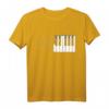 Piano Klavier Heartbeat Line EKG T-Shirt - Perfektes Geschenk für Musiker, Pianisten & Musikliebhaber