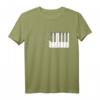 Piano Klavier Heartbeat Line EKG T-Shirt - Perfektes Geschenk für Musiker, Pianisten & Musikliebhaber