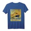 Titanic White Star Line Vintage Poster T-Shirt – Retro Schiffsmotiv für Herren, Damen & Kinder, ideal für Seefahrts- und Reise-Enthusiasten