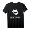 Linedance Geschenk - Lustiges Line Dancing T-Shirt für Fans, Freunde & Western Enthusiasten