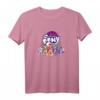 Kinder My Little Pony: A New Generation Pony Friends Line Up T-Shirt - Offiziell lizenzierte Hasbro Bekleidung für kleine Pony-Fans