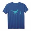 Little Boy Walking Pet Velociraptor T-Shirt – Cooles Dinosaurier Graphic Tee für Kinder, perfekte Geschenkidee für Dinosaurier-Fans