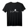 Eishockey Heart Line Player Team Hockey T-Shirt - Perfektes Geschenk für Hockeyspieler, Fans & Trainer mit EKG-Herzlinie