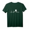 Eishockey Heart Line Player Team Hockey T-Shirt - Perfektes Geschenk für Hockeyspieler, Fans & Trainer mit EKG-Herzlinie