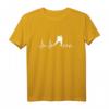 Eishockey Heart Line Player Team Hockey T-Shirt - Perfektes Geschenk für Hockeyspieler, Fans & Trainer mit EKG-Herzlinie