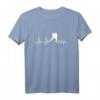 Eishockey Heart Line Player Team Hockey T-Shirt - Perfektes Geschenk für Hockeyspieler, Fans & Trainer mit EKG-Herzlinie