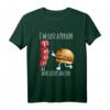 I'm Just A Person Who Loves Bacon - Lustiges Burger T-Shirt im Kawaii/Chibi Stil, Perfekt für Bacon- und Junkfood-Liebhaber, Geschenkidee