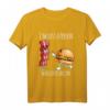 I'm Just A Person Who Loves Bacon - Lustiges Burger T-Shirt im Kawaii/Chibi Stil, Perfekt für Bacon- und Junkfood-Liebhaber, Geschenkidee