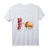 I'm Just A Person Who Loves Bacon - Lustiges Burger T-Shirt im Kawaii/Chibi Stil, Perfekt für Bacon- und Junkfood-Liebhaber, Geschenkidee