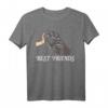 Deutsche Dogge Freundschaft Love Liebe Geschenk T-Shirt - Lustiges Hundemotiv für Herrchen & Frauchen, perfekt für Weihnachten & Geburtstag