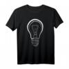 Glühbirne Nerd T-Shirt - Cleveres Studentenshirt für Streber, Technik- und Wissenschaftsliebhaber