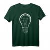 Glühbirne Nerd T-Shirt - Cleveres Studentenshirt für Streber, Technik- und Wissenschaftsliebhaber