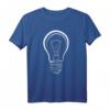 Glühbirne Nerd T-Shirt - Cleveres Studentenshirt für Streber, Technik- und Wissenschaftsliebhaber