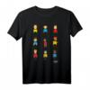 Star Trek Original Series Pixel Crew Line-Up Graphic T-Shirt – Official Licensed Fan Merchandise