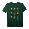 Star Trek Original Series Pixel Crew Line-Up Graphic T-Shirt – Official Licensed Fan Merchandise