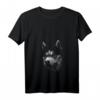 Damen Husky Sibirischer Hund Tier Line Art T-Shirt - Modernes, realistisches Design, perfekt als Geschenk für Hunde- und Tierliebhaber