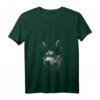 Damen Husky Sibirischer Hund Tier Line Art T-Shirt - Modernes, realistisches Design, perfekt als Geschenk für Hunde- und Tierliebhaber