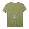 Damen Husky Sibirischer Hund Tier Line Art T-Shirt - Modernes, realistisches Design, perfekt als Geschenk für Hunde- und Tierliebhaber
