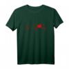 Rote Krabbe Herzschlag Krebse Krustentier EKG Puls T-Shirt – Lustiges Geschenk für Meeresfrüchte-Liebhaber, Köche & Nordsee-Reisende